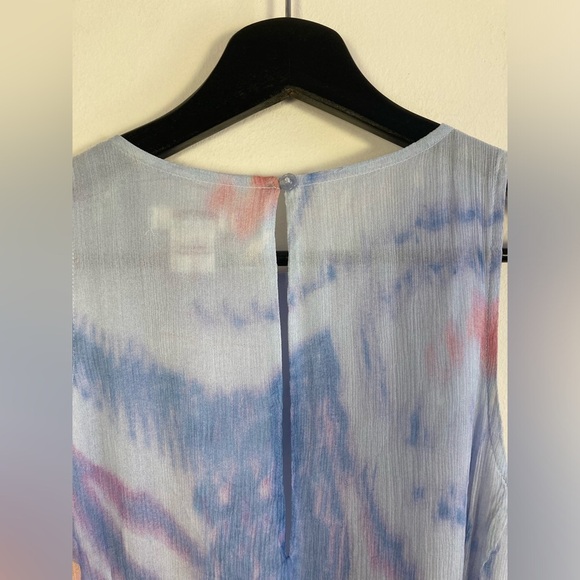 Sundance Silk Watercolor Dress Large NWOT - Picture 5 of 9